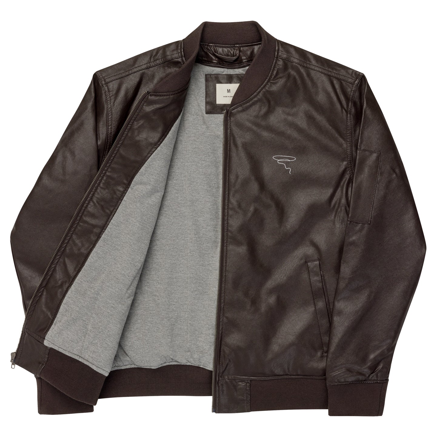 Laso Leather Bomber Jacket