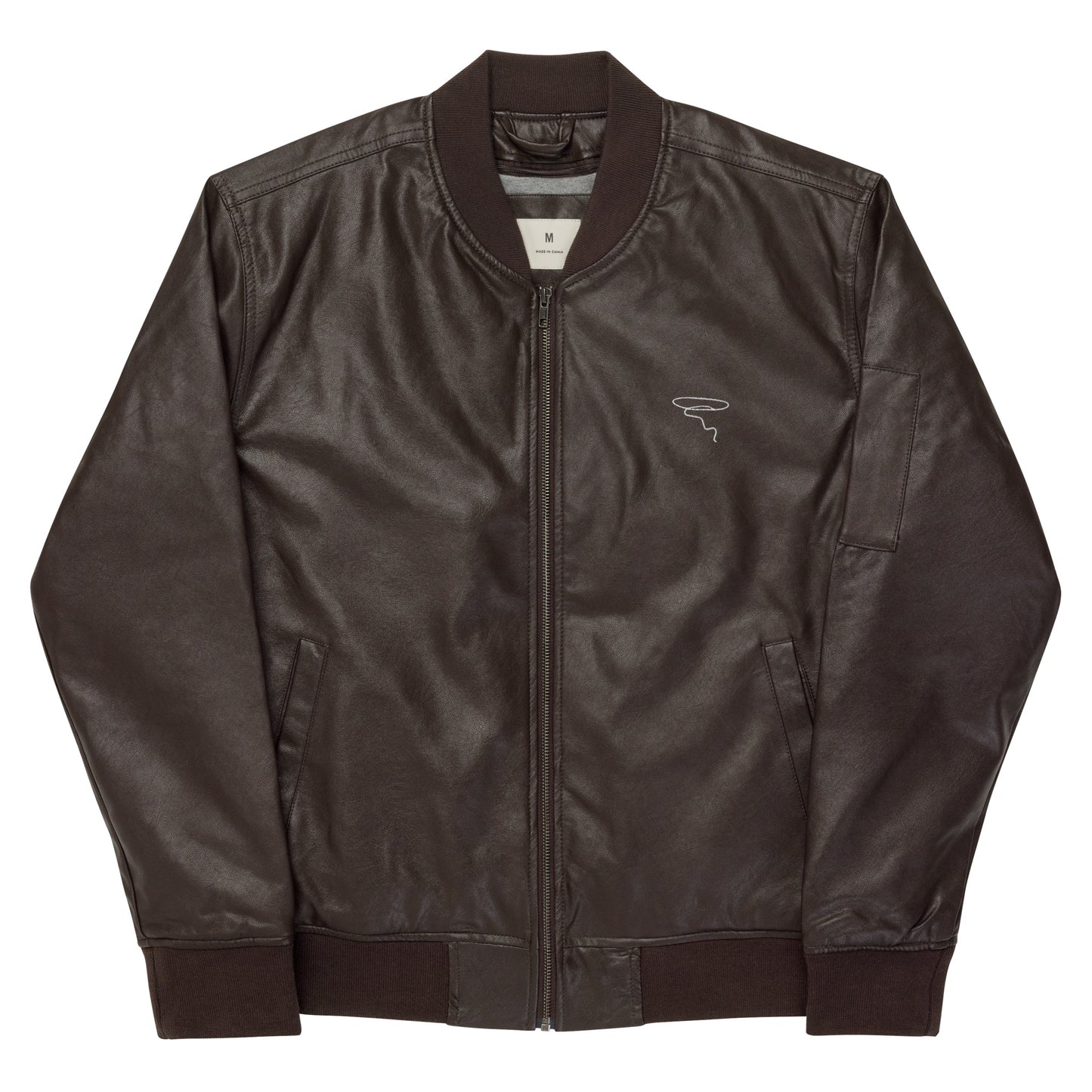 Laso Leather Bomber Jacket