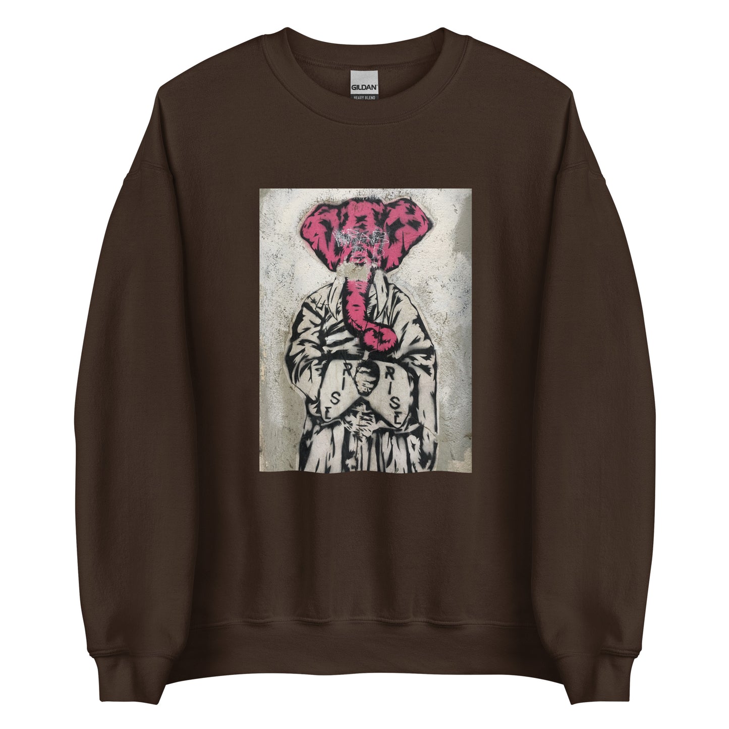 Elephant Street Art Sweatshirt | UNISEX