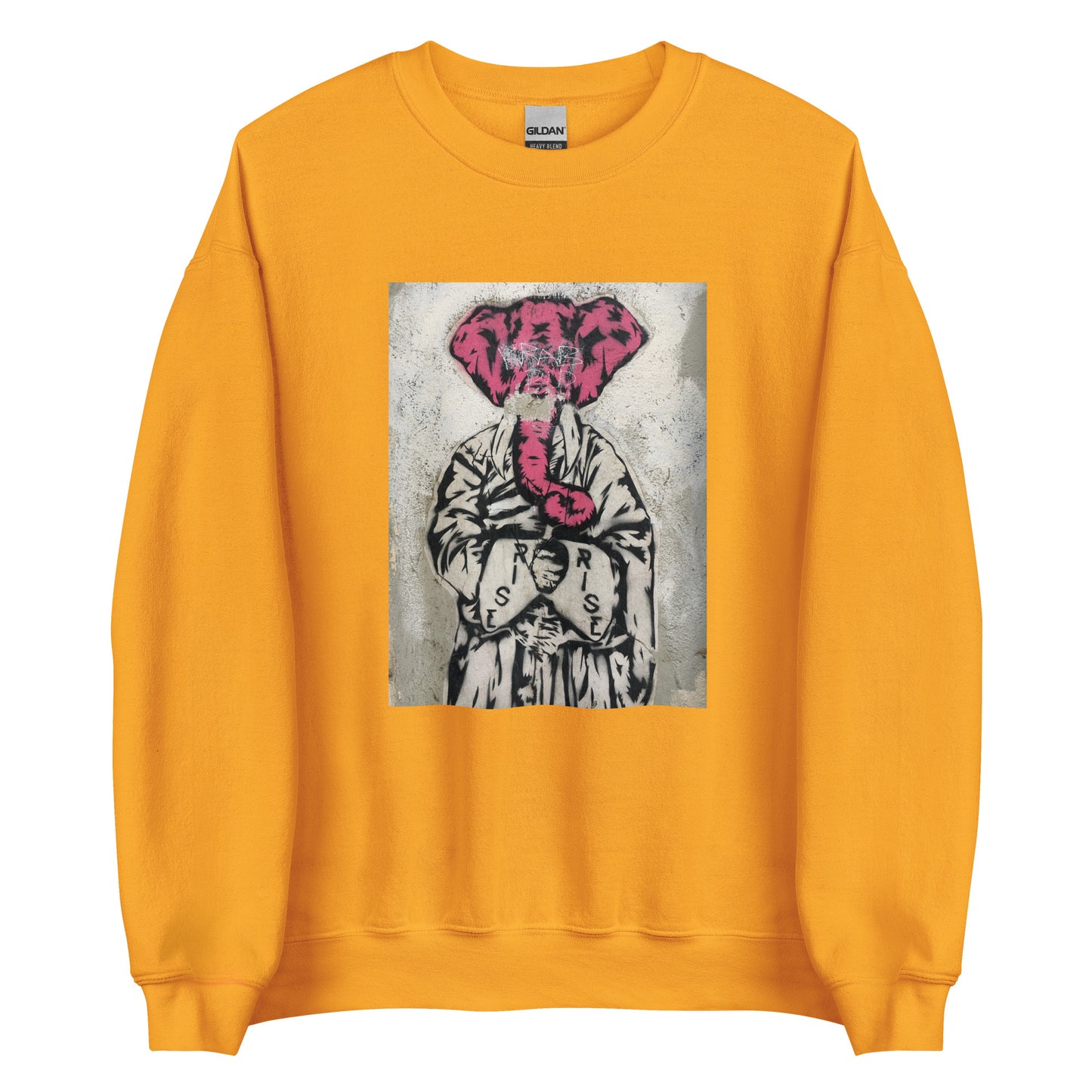 Elephant Street Art Sweatshirt | UNISEX