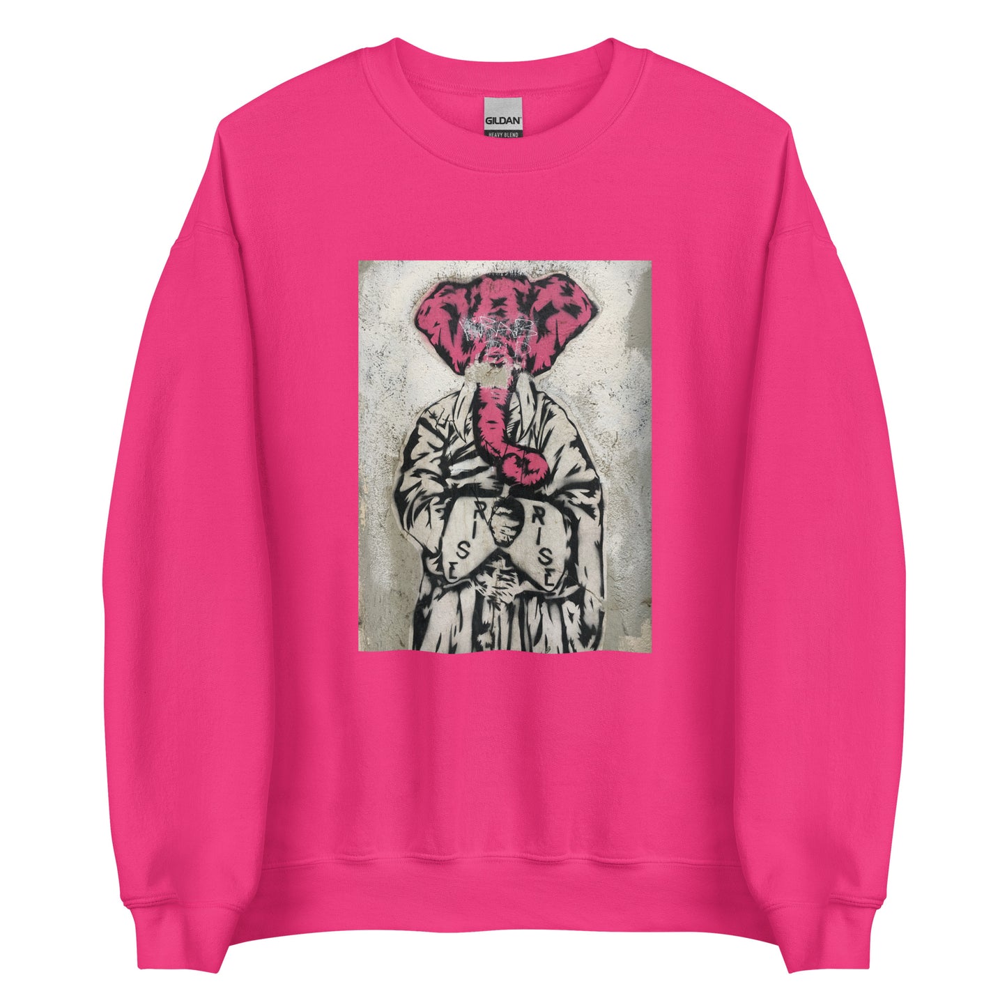 Elephant Street Art Sweatshirt | UNISEX