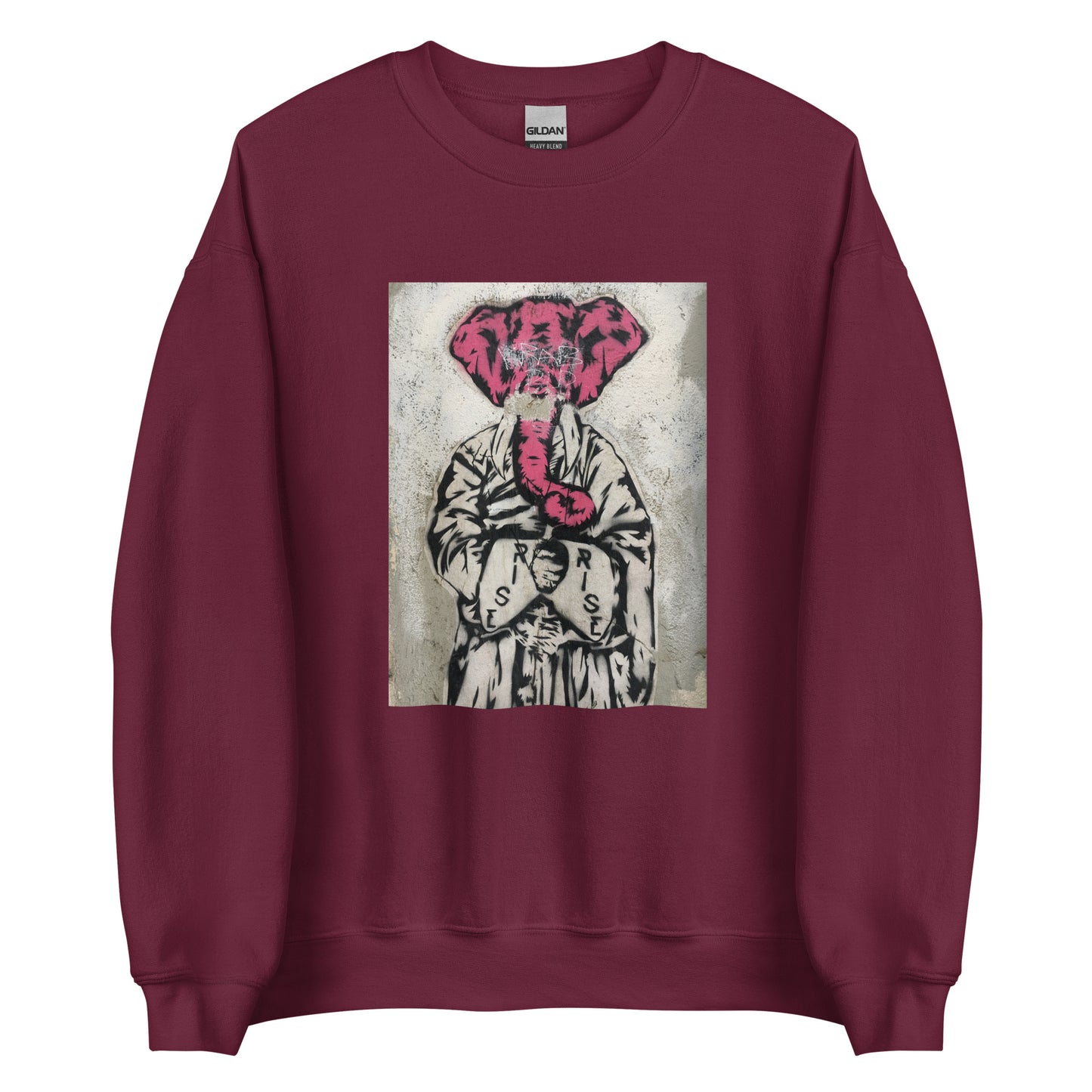 Elephant Street Art Sweatshirt | UNISEX